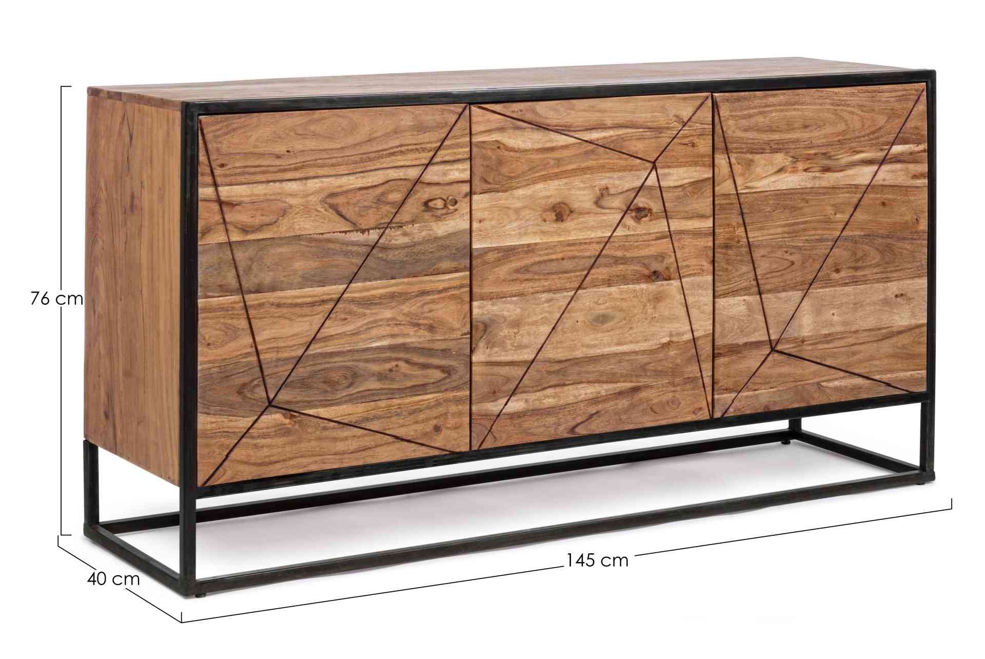 Sideboard Egon aus Akazienholz, 145 cm