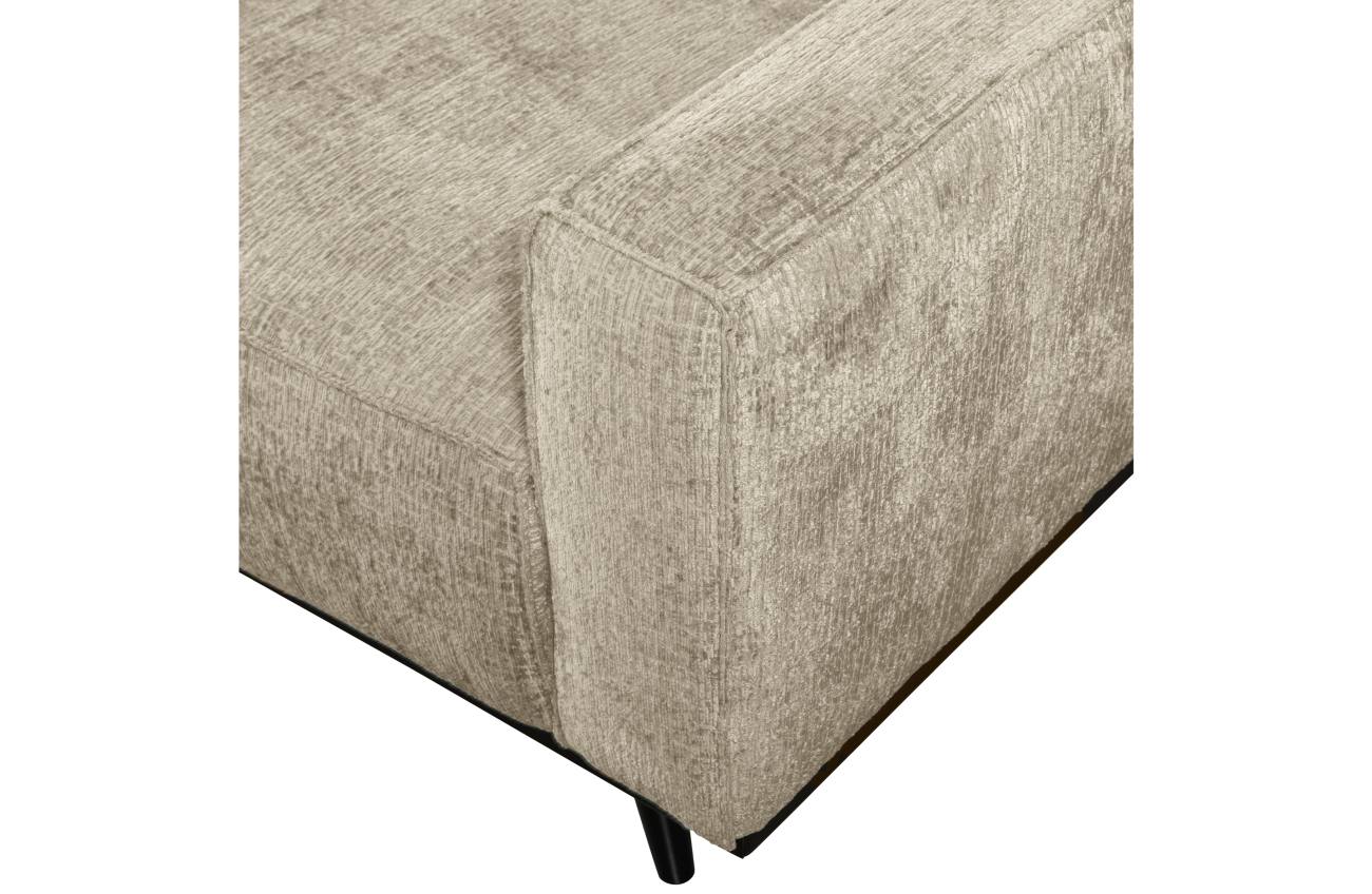 Sofa Statement aus Struktursamt 230 cm, Wheatfield