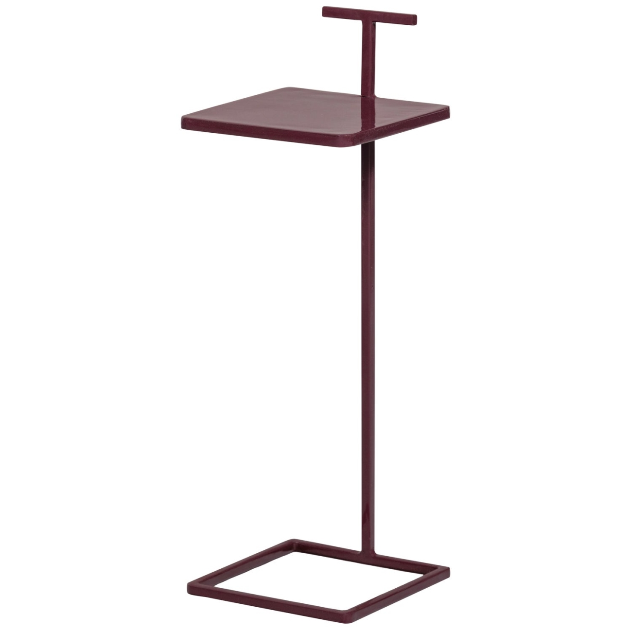 Beistelltisch Toste aus Metall, Aubergine