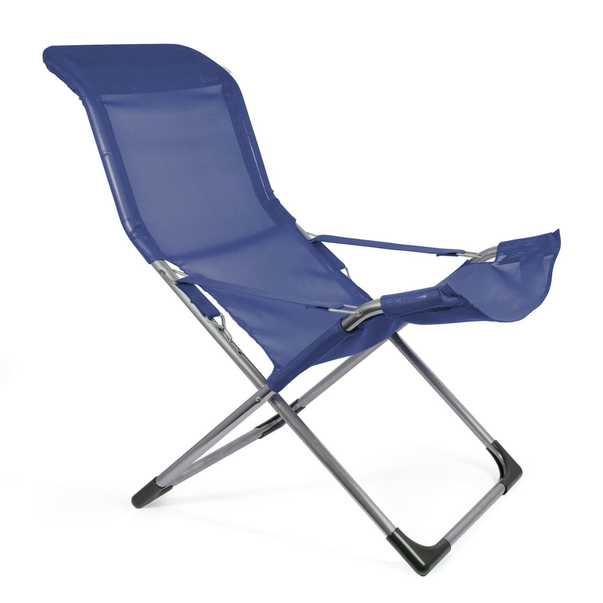 Sessel Fiesta aus Aluminium, Dunkelblau