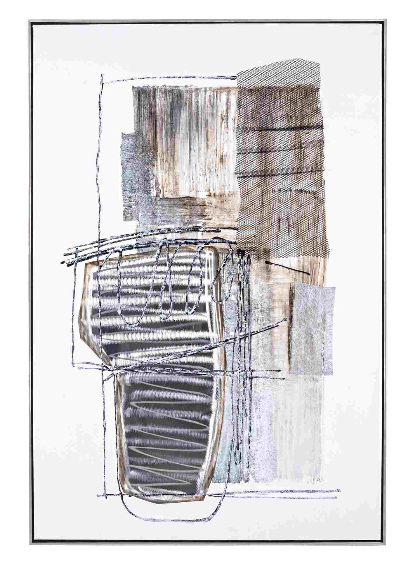 Ölbild Wire No.1, 82x122 cm Ölbild Wire No.1, 82x122 cm