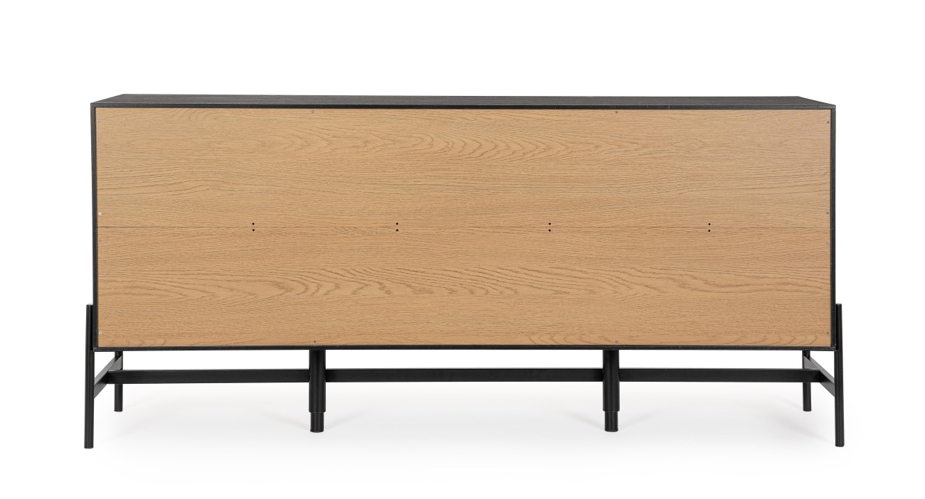 Sideboard Allycia aus Eschenholz, 164 cm