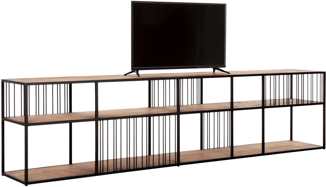 TV Board Barra aus Teakholz, 225 cm