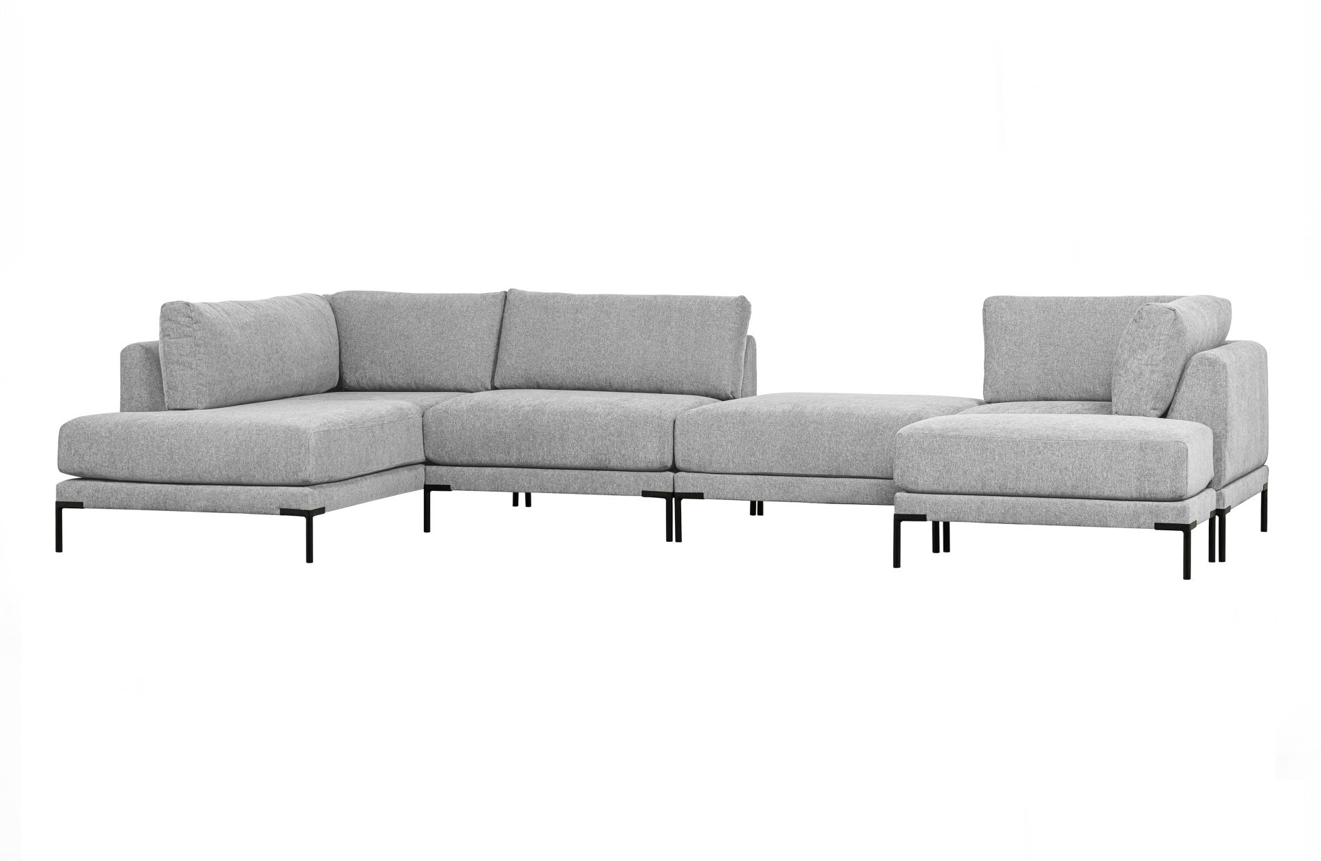 Modulsofa Couple Lounge Element Links, Hellgrau