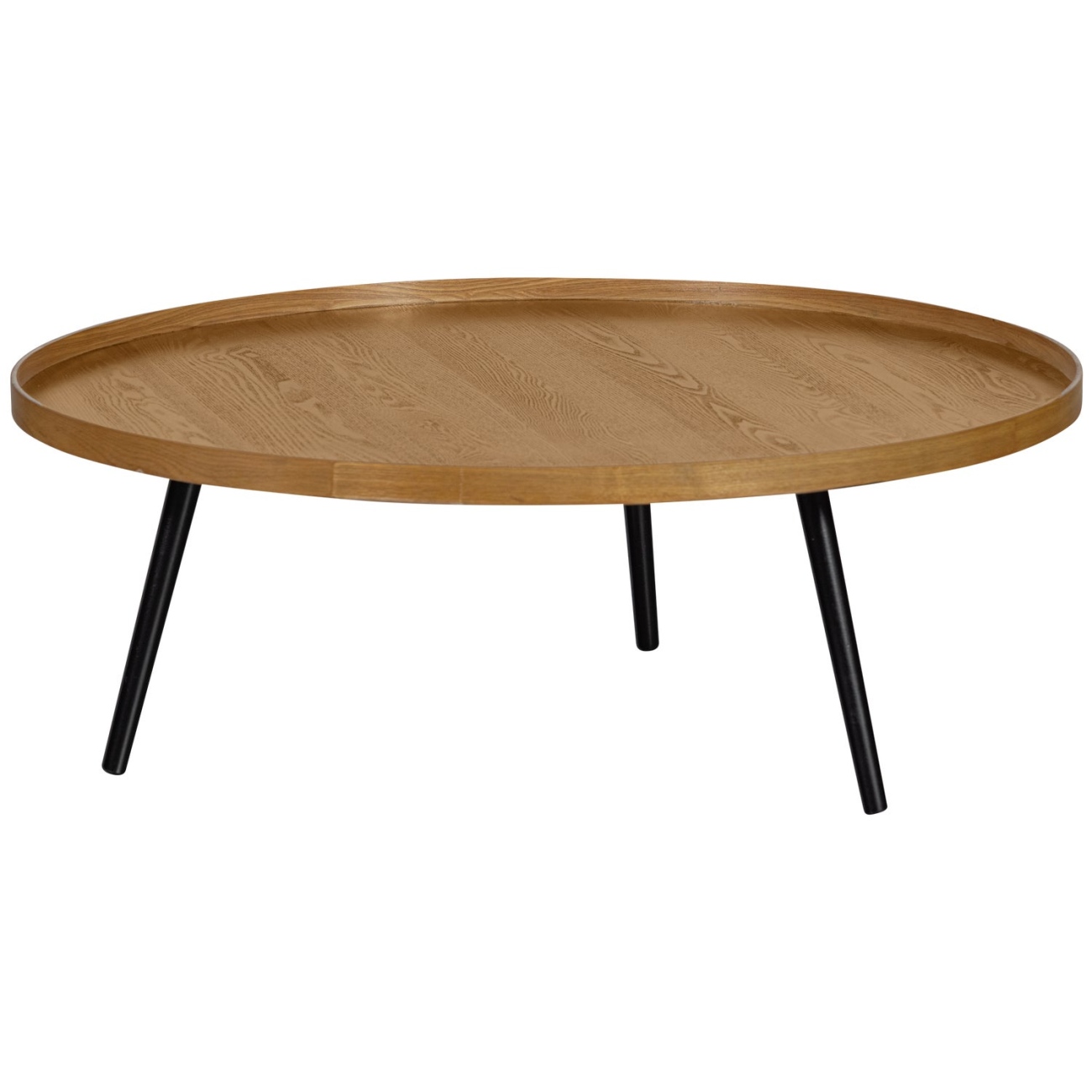 Couchtisch Mesa aus Holz Ø 100 cm, Natur