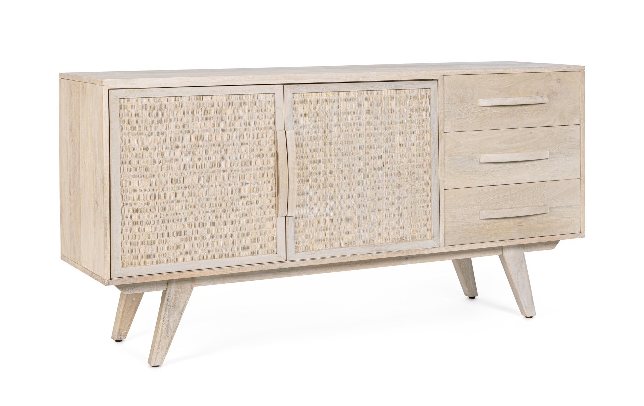 Sideboard Sahana aus Mangoholz, 2 Türen