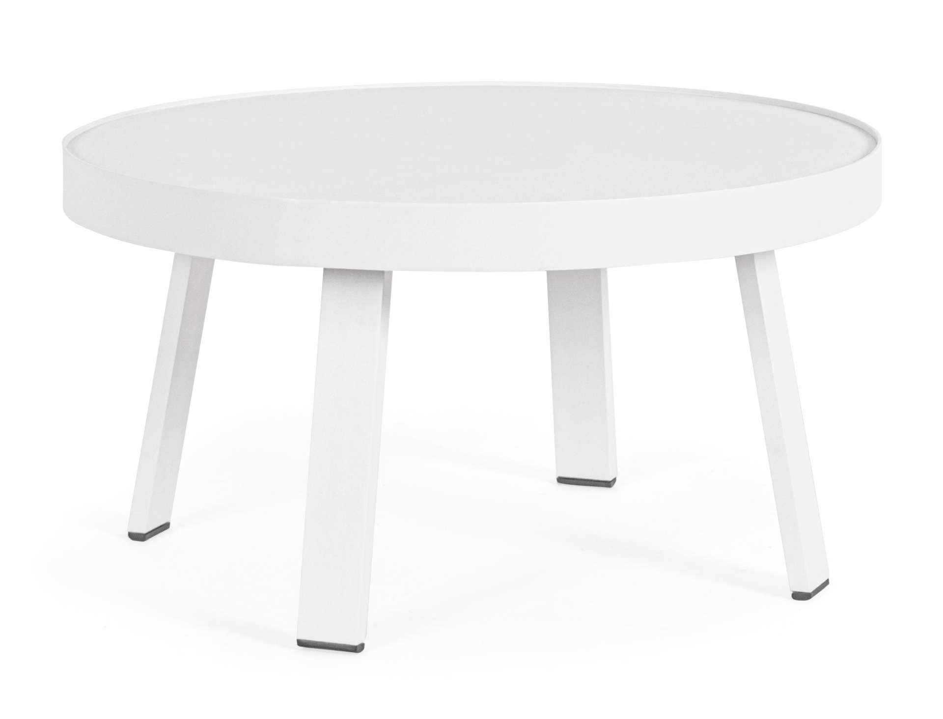 Couchtisch Spyro aus Aluminium Ø 71 cm, Weiß Couchtisch Spyro aus Aluminium Ø 71 cm, Weiß