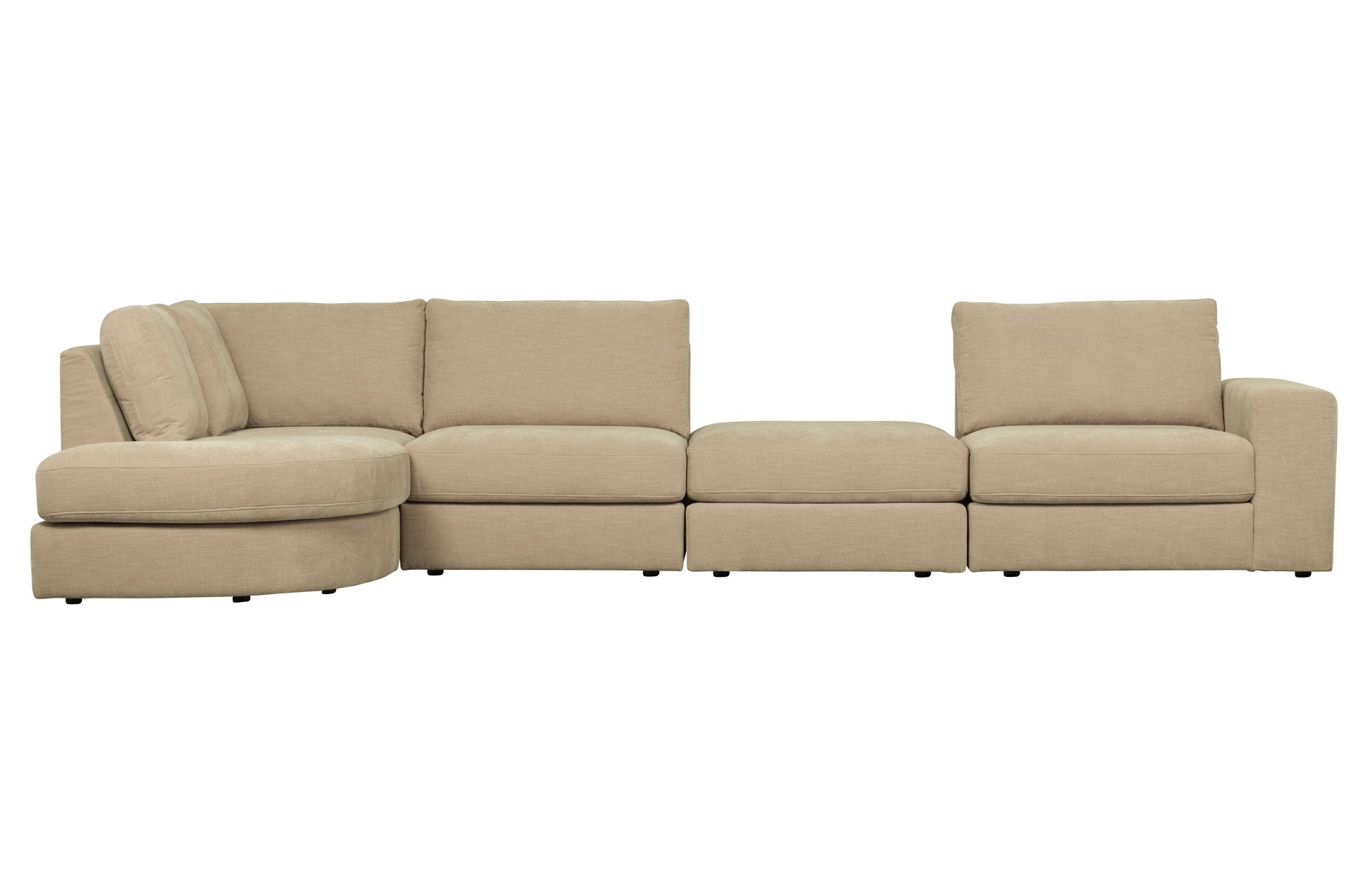 Modulsofa Family 1-Seat Element Rechts, Sand