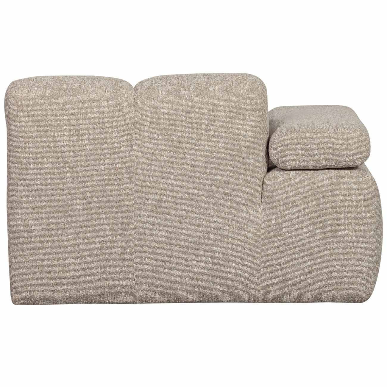 Modulsofa Mojo Boucle Chaiselongue-Links, Beige