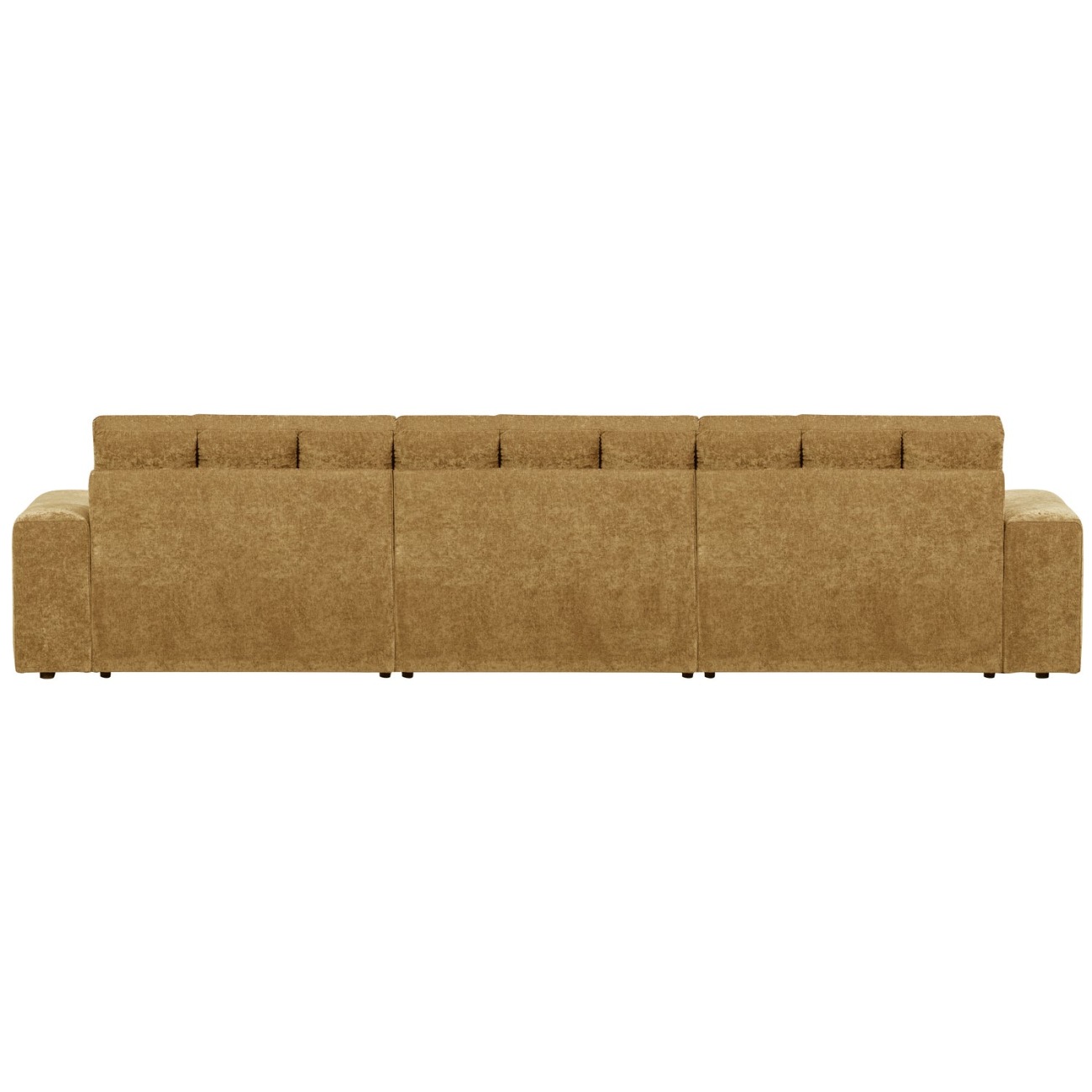 Chaiselongue Date aus Webstoff Rechts, Gold