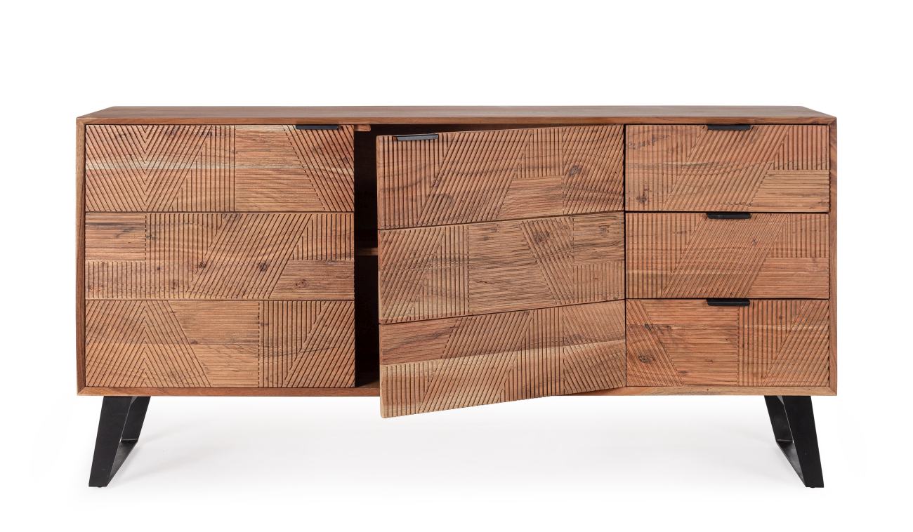 Sideboard Isar aus Akazienholz, 160 cm