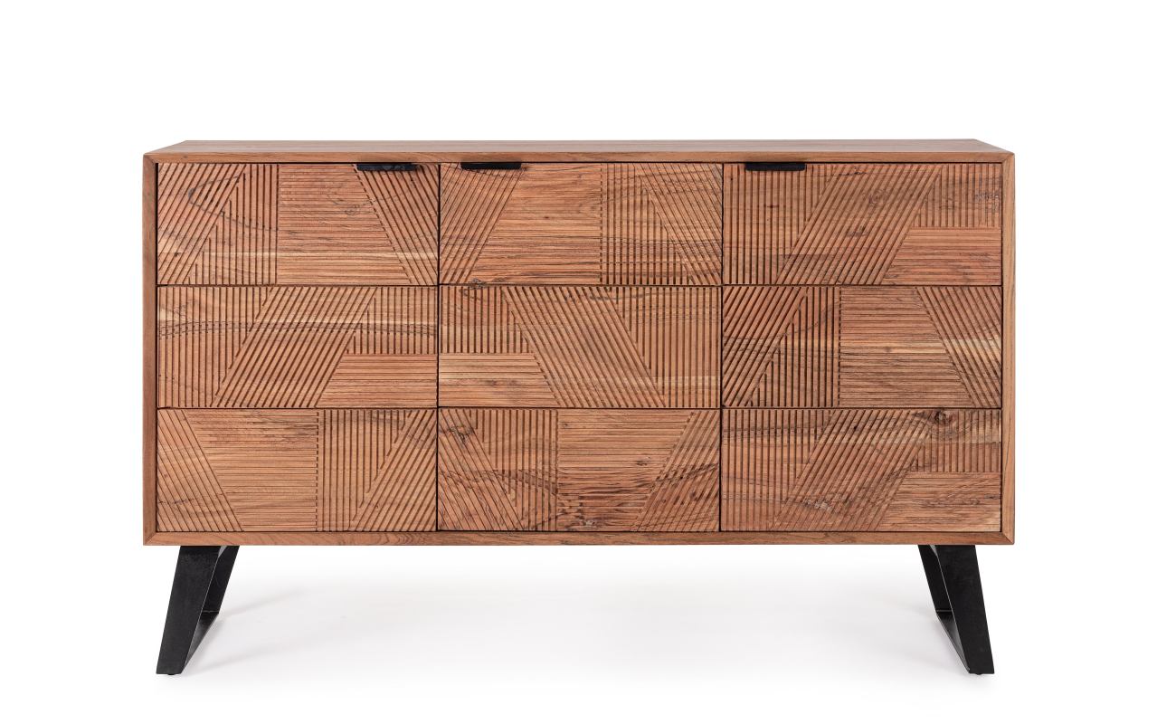 Sideboard Isar aus Akazienholz, 130 cm