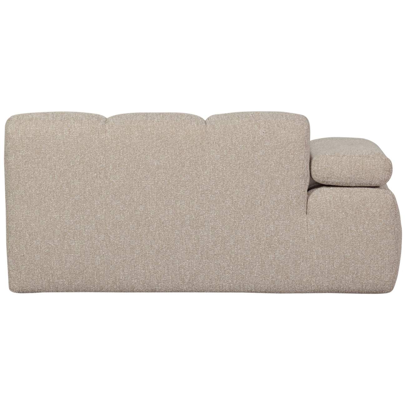 Modulsofa Mojo Boucle 1,5er Arm-Links, Beige