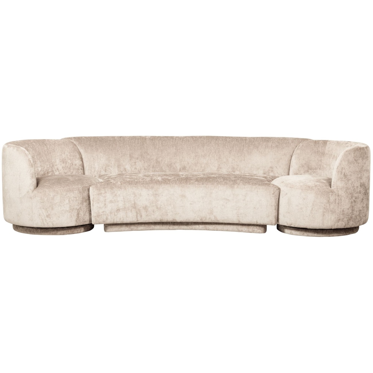 Sofa Combi-Popular: Bank+Sessel, Natur