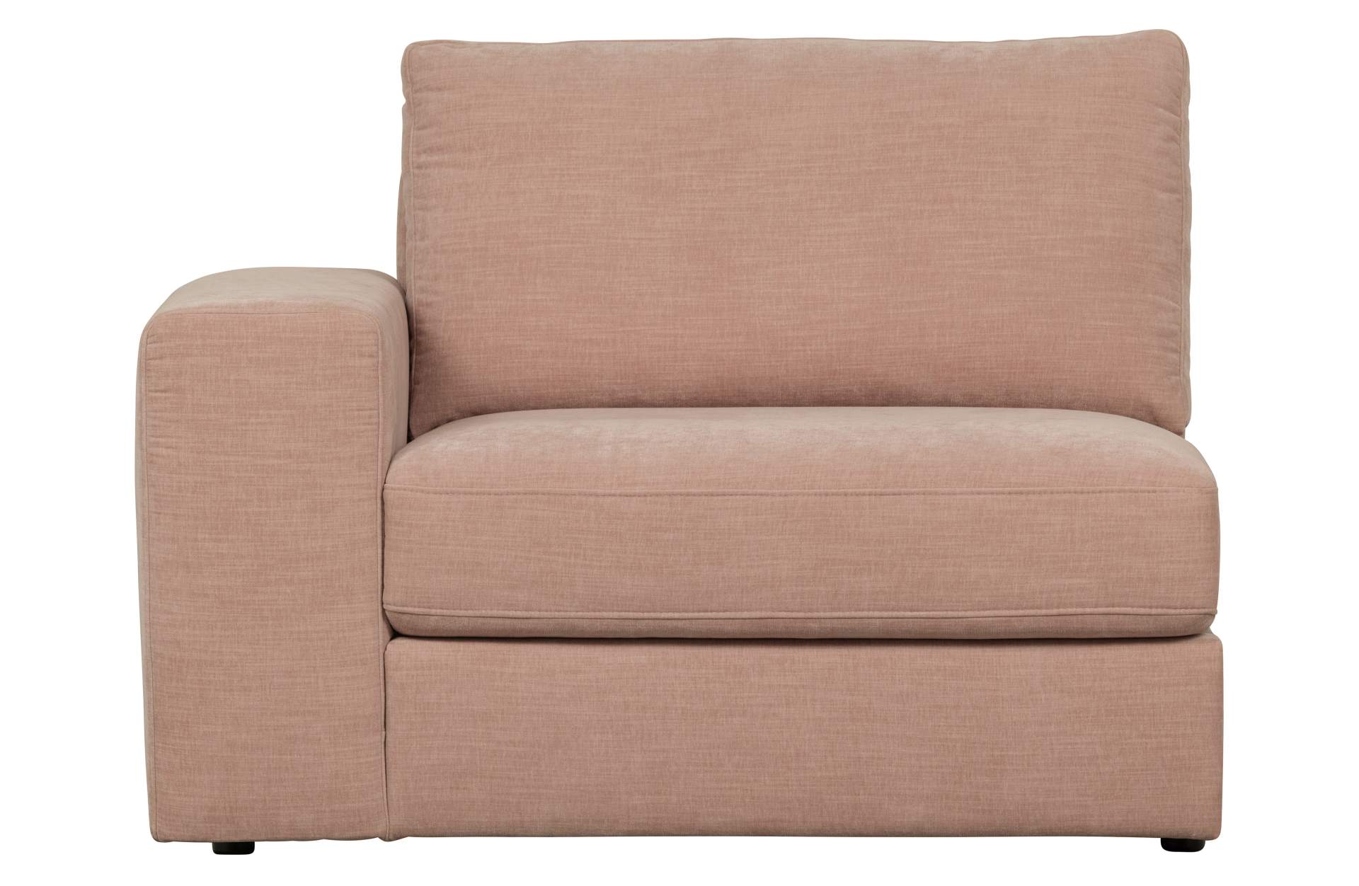 Modulsofa Family 1-Seat Element Links, Rosa