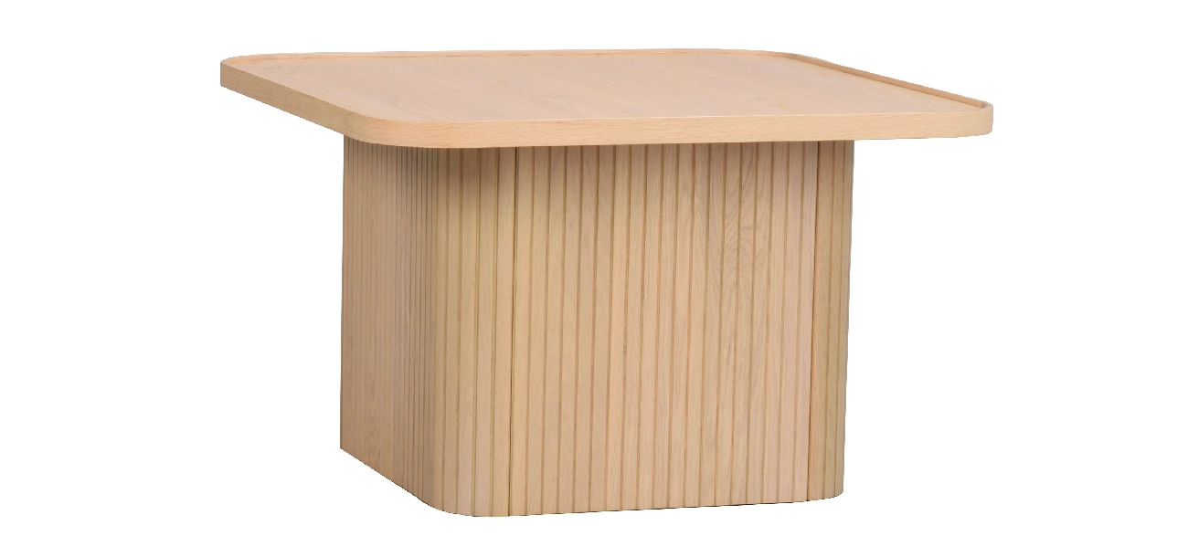Couchtisch Sullivan, Weiß pigmentiert, 60x60x37cm