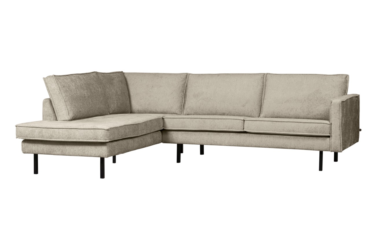 Ecksofa Rodeo aus Struktursamt Links, Wheatfield