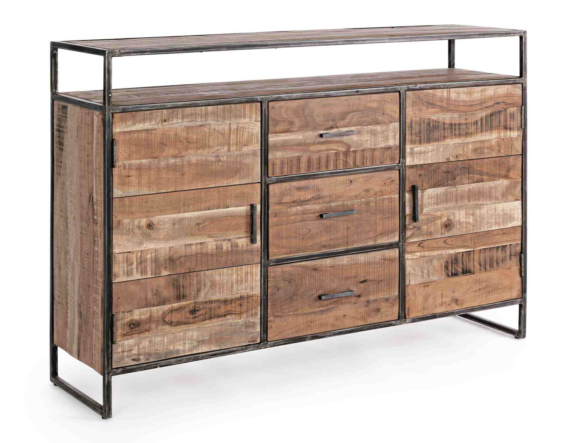 Sideboard Elmer aus Akazienholz, 150 cm