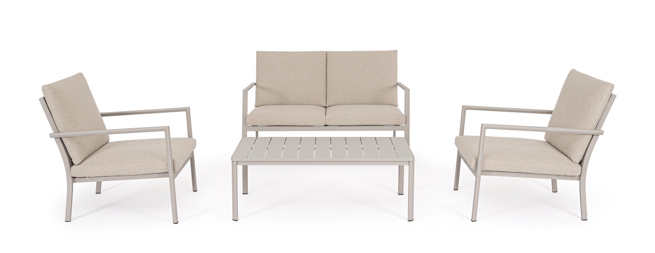 Garten-Set Konnor 4er Gruppe, Rastin