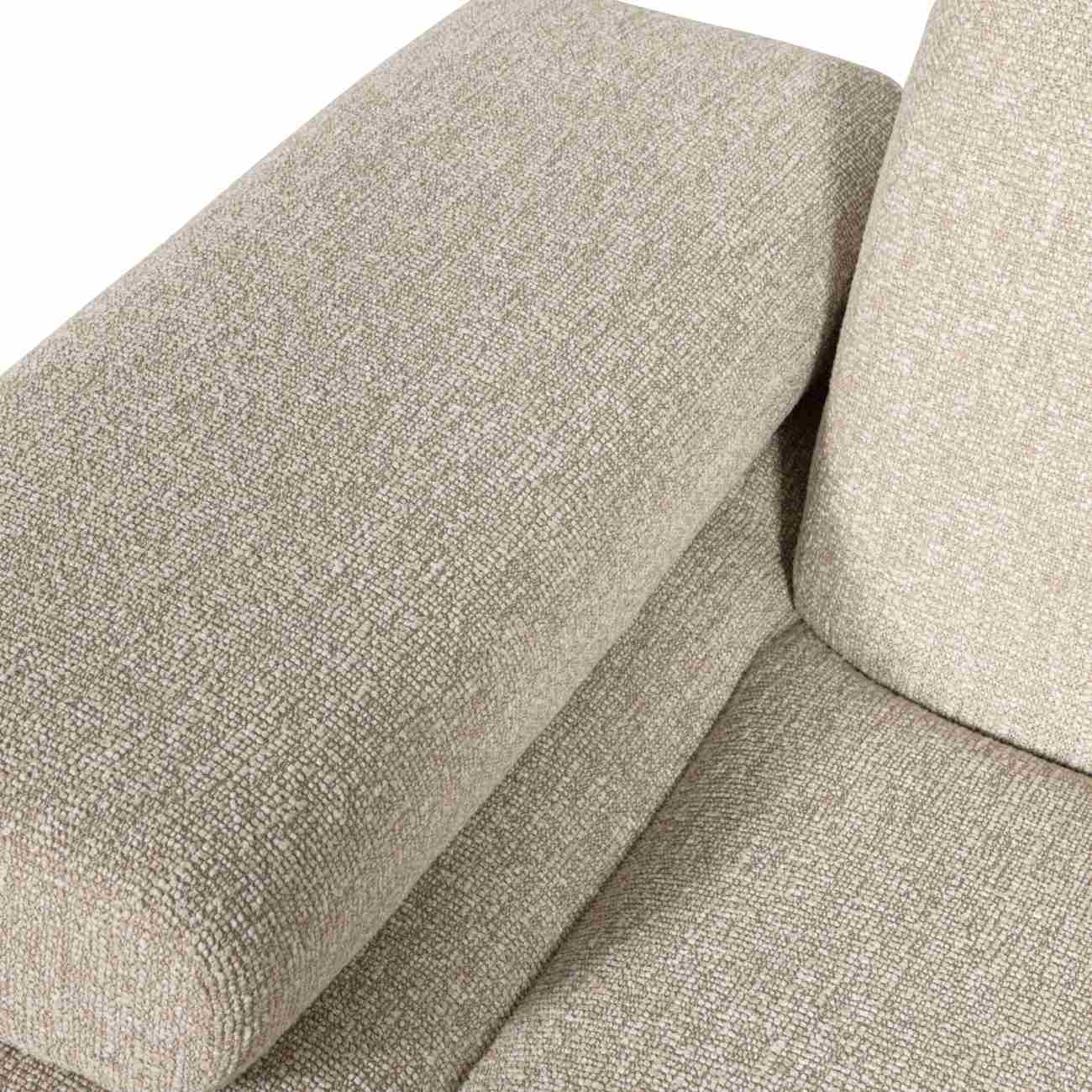 Modulsofa Mojo Boucle 1er Arm-Links, Beige