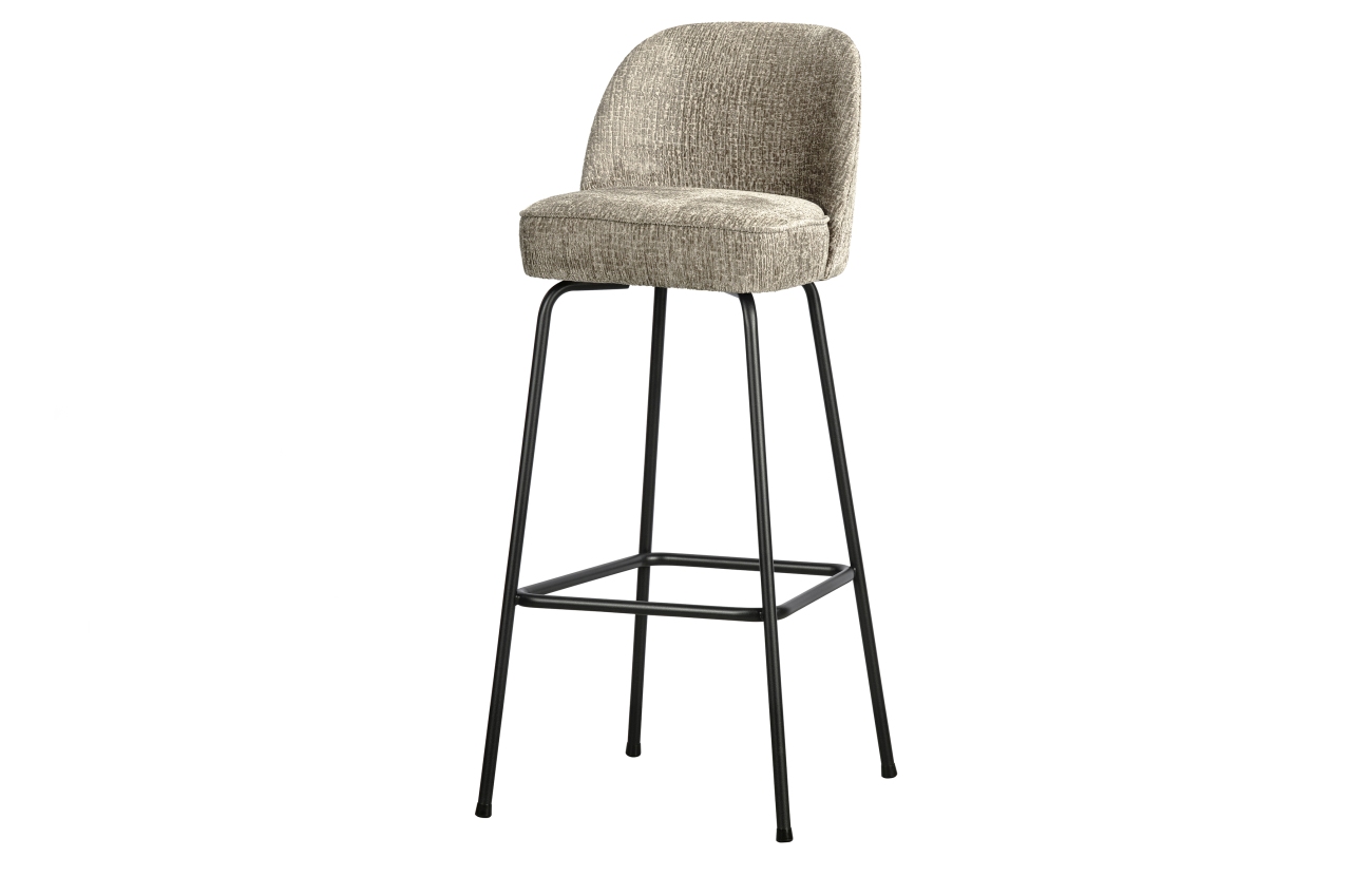 Barhocker Vogue aus Struktursamt 80 cm, Wheatfield Barhocker Vogue aus Struktursamt 80 cm, Wheatfield