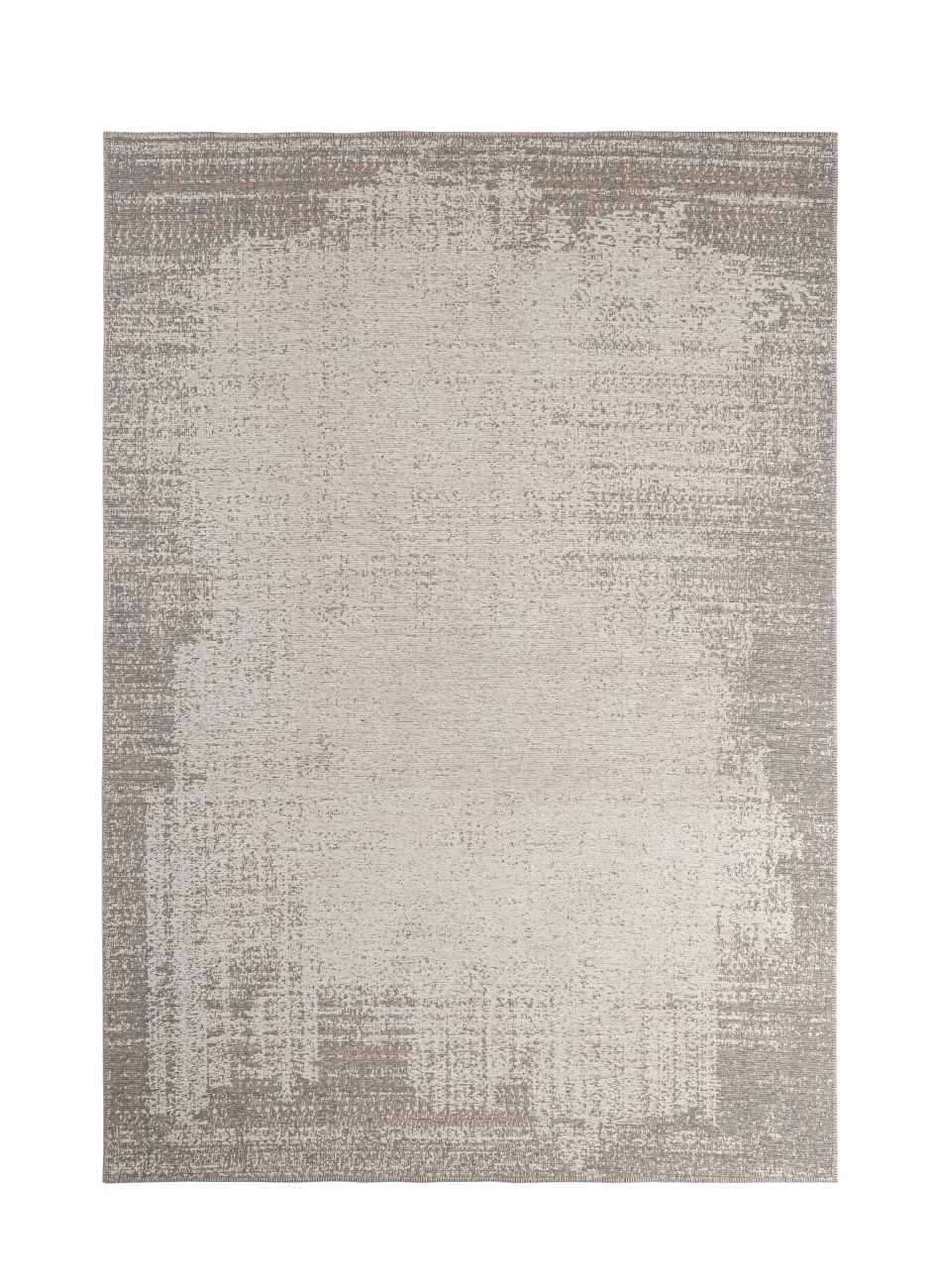 Teppich Silva aus Stoff Blau/Grau, 160x230 cm