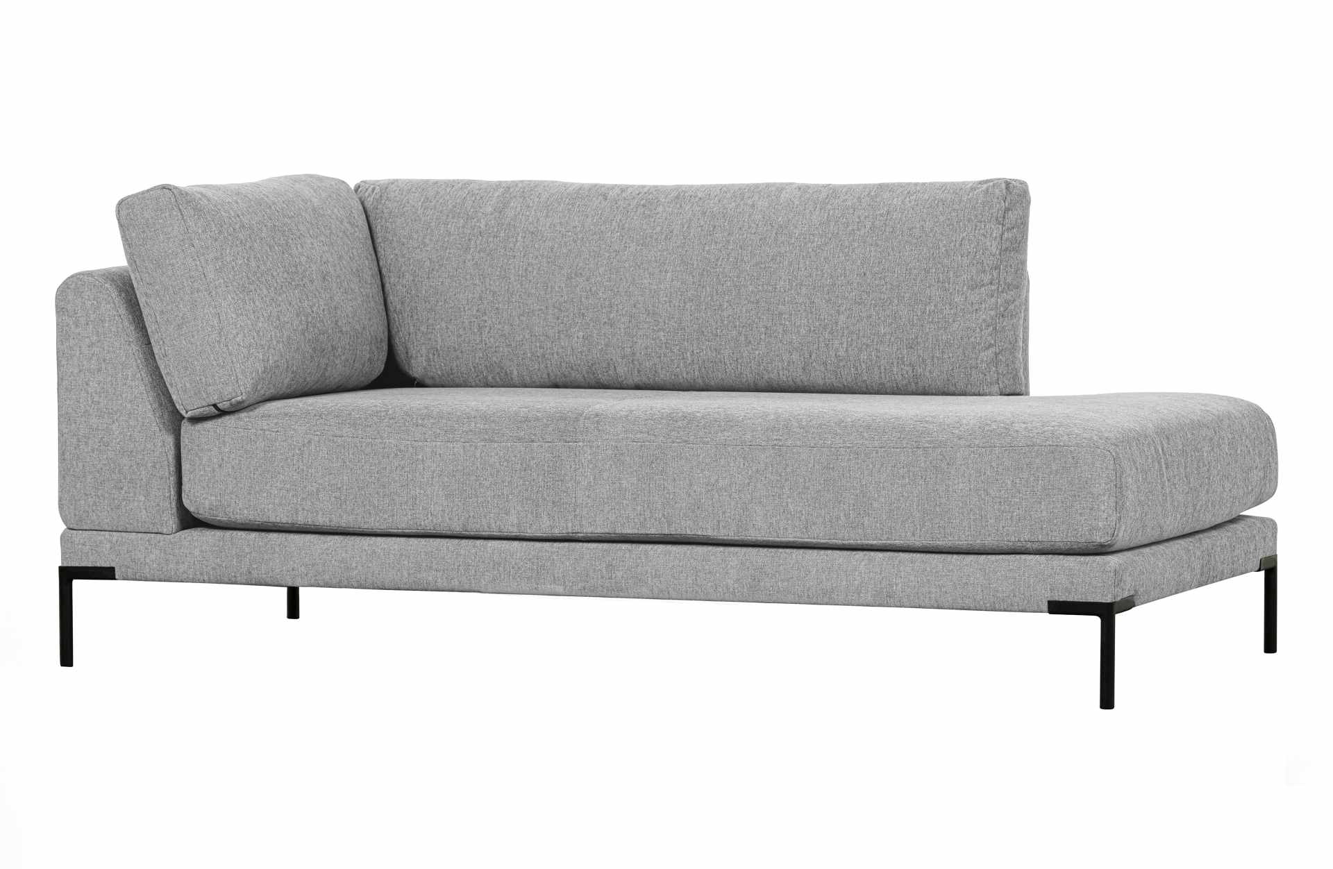 Modulsofa Couple Lounge Element Rechts, Hellgrau