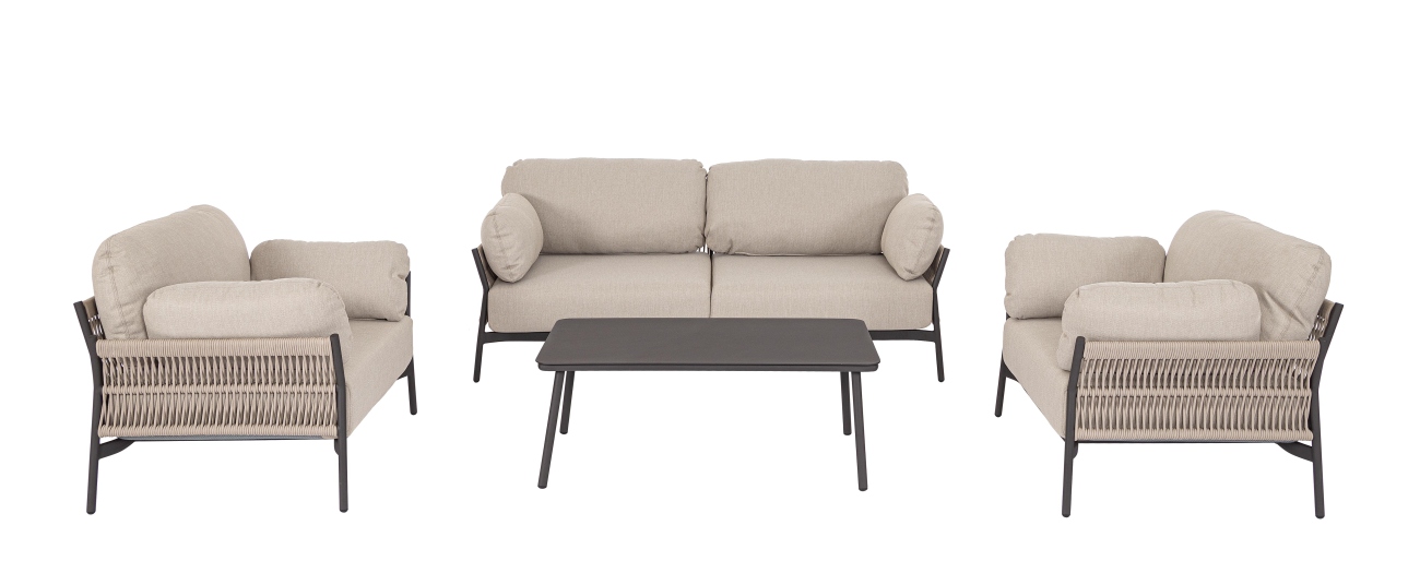 Couchtisch Spike aus Aluminium, Raven