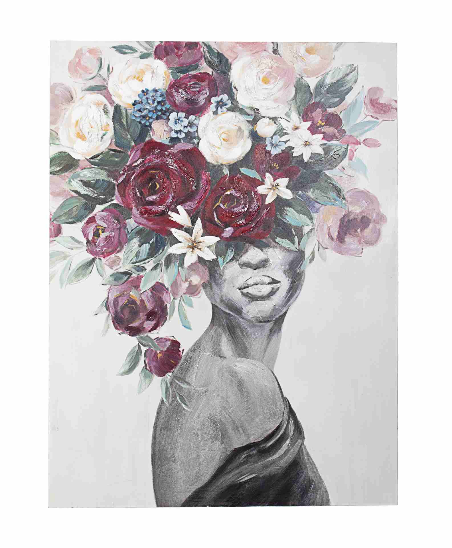 Ölgemälde Flower Crown, 90x120 cm