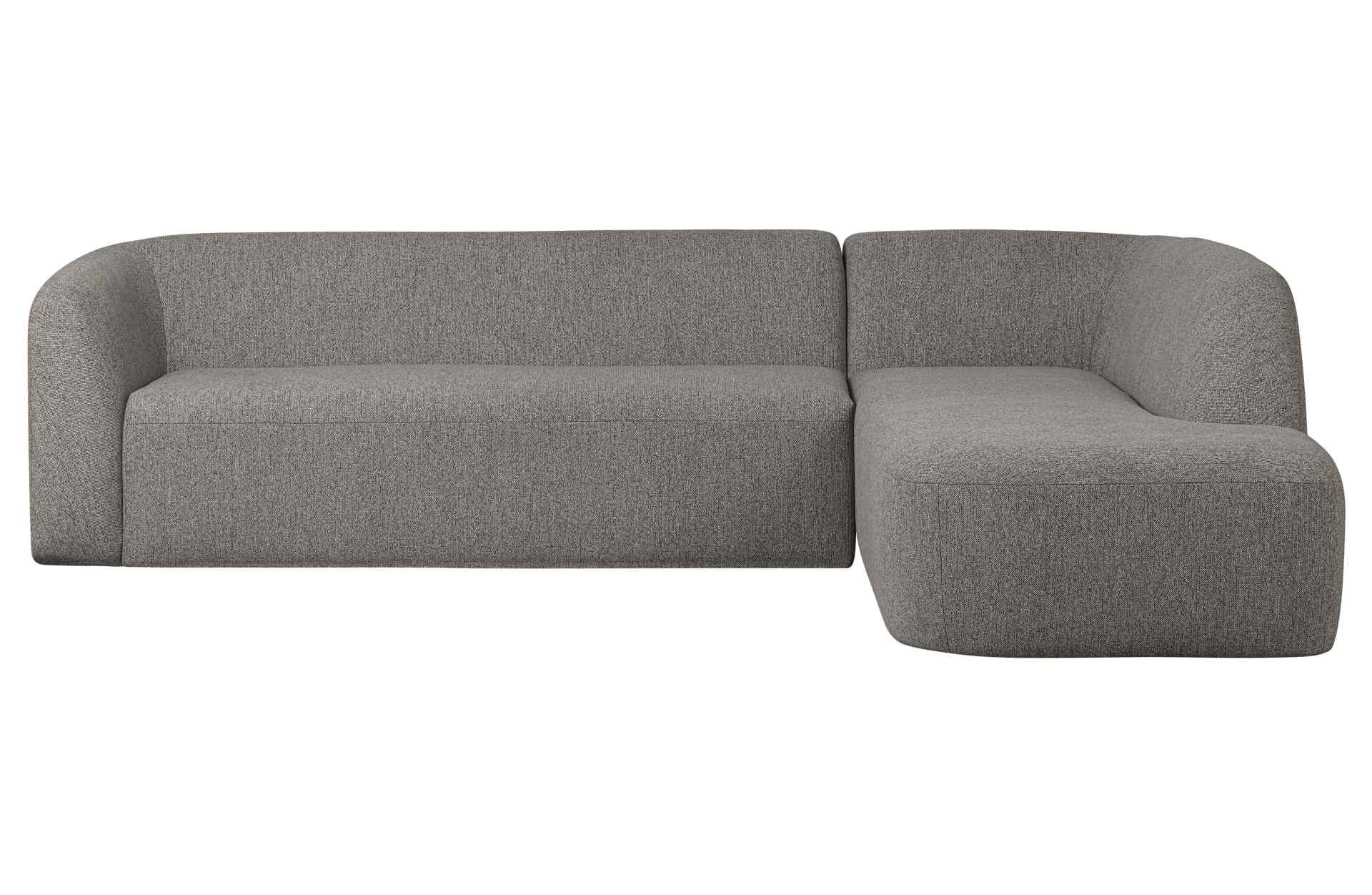 Ecksofa Sloping, Rechts, Grau