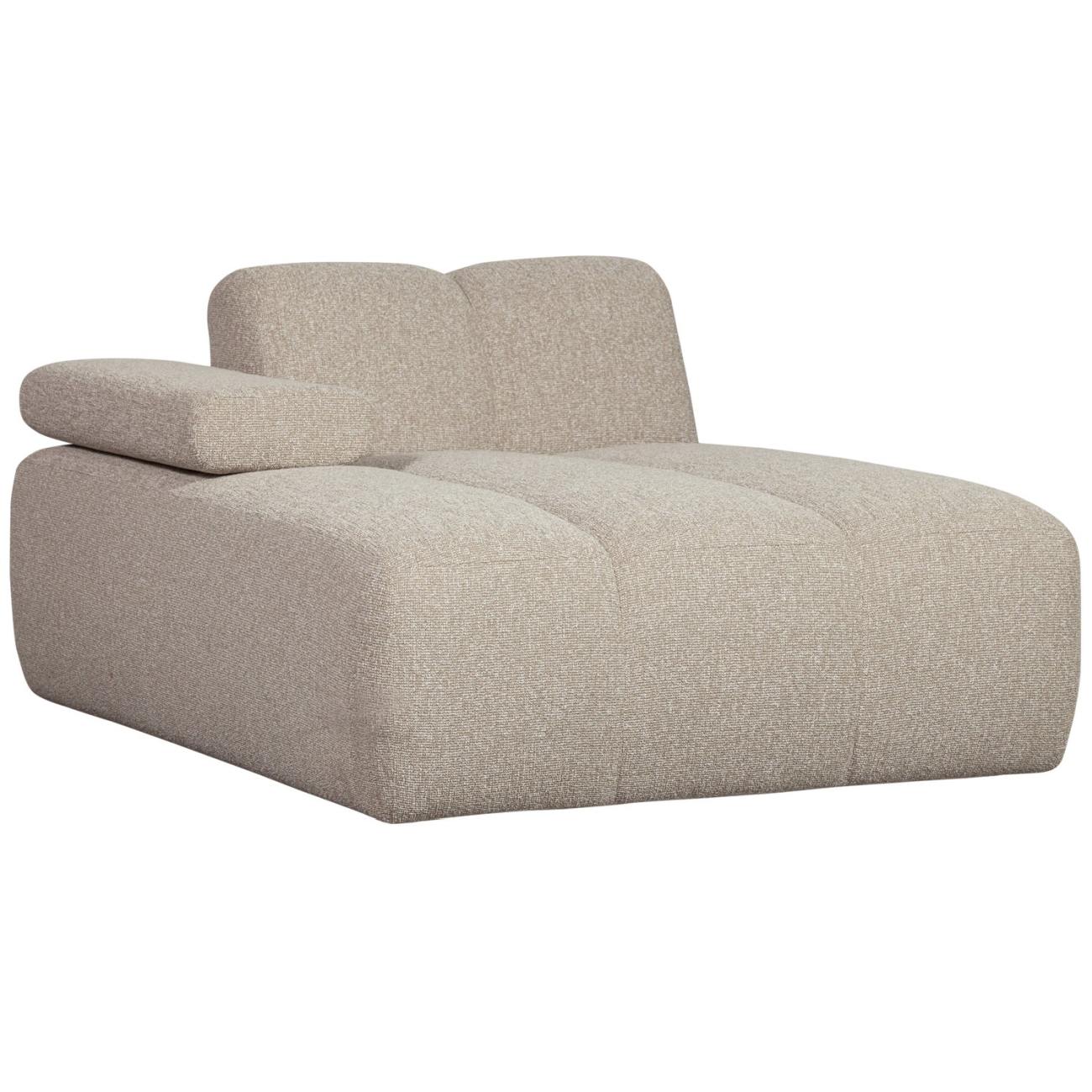 Modulsofa Mojo Boucle Chaiselongue-Links, Beige