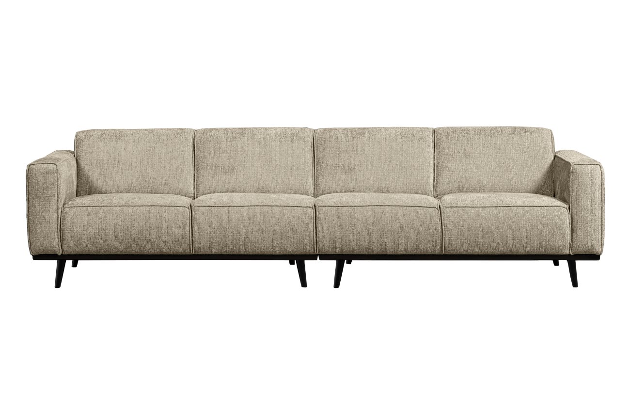 Sofa Statement aus Struktursamt 280 cm, Wheatfield