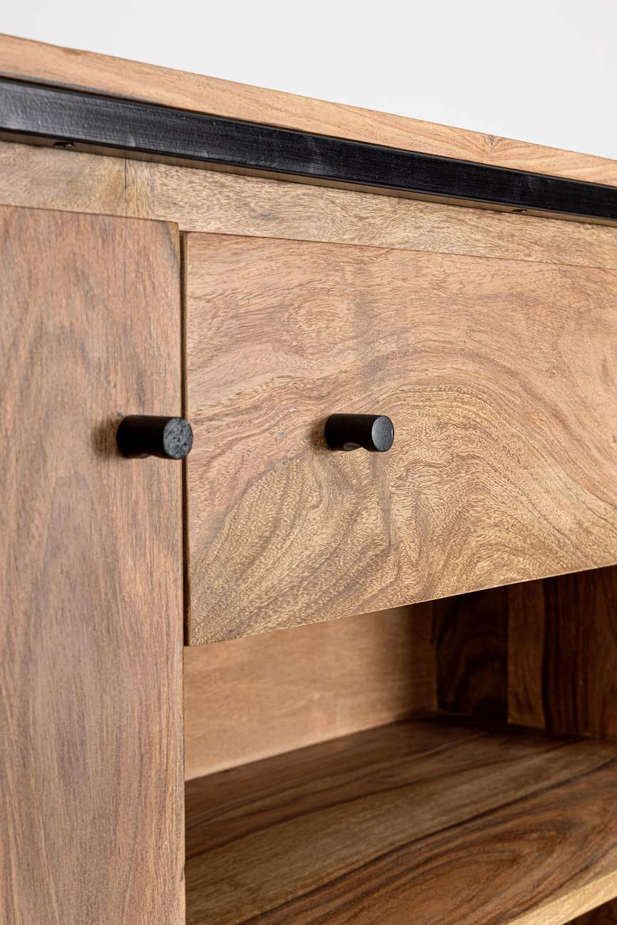 Highboard Nartan aus Sheesham-Holz, 145 cm