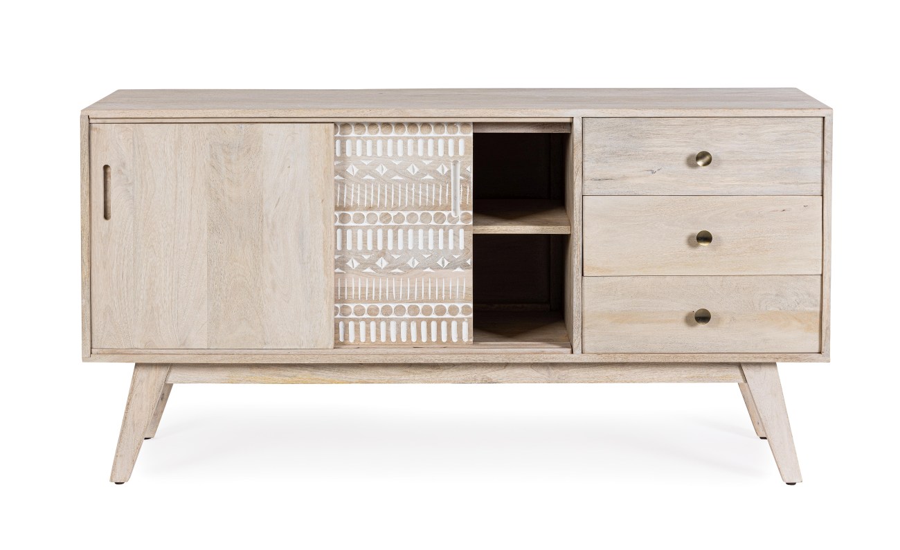 Sideboard Indria aus Mangoholz, 145 cm