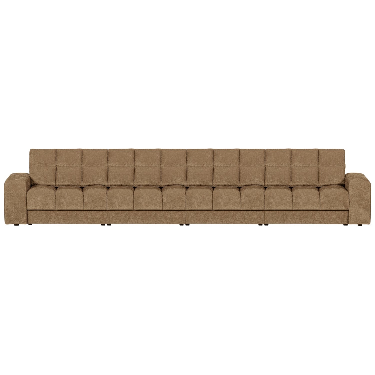 Sofa Date 4-Sitzer aus Webstoff, Sand