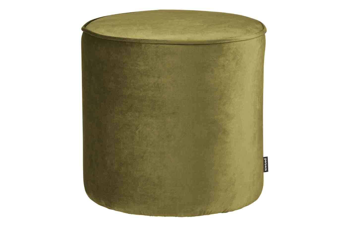 Hocker Sara Samt, Ø 46cm Army