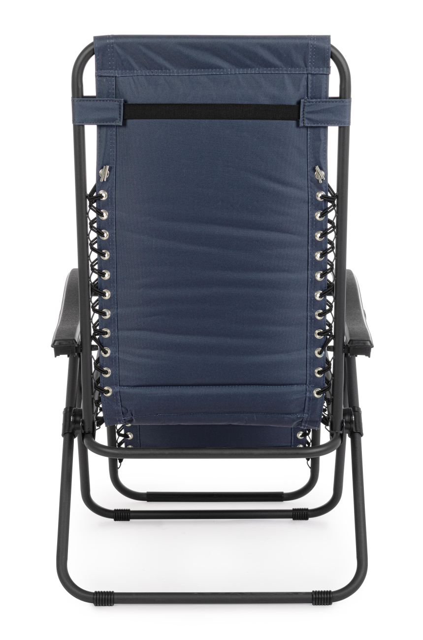 Loungesessel Wayne aus Metall, Blau