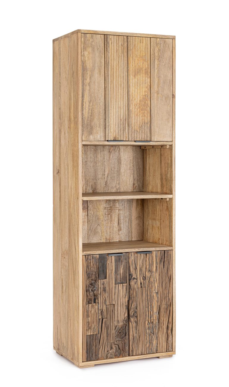 Schrank Nashik aus Mangoholz, Schmal