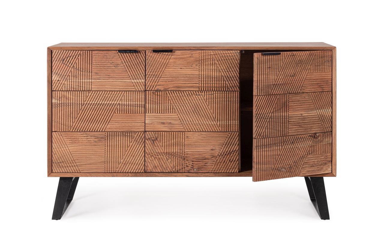 Sideboard Isar aus Akazienholz, 130 cm