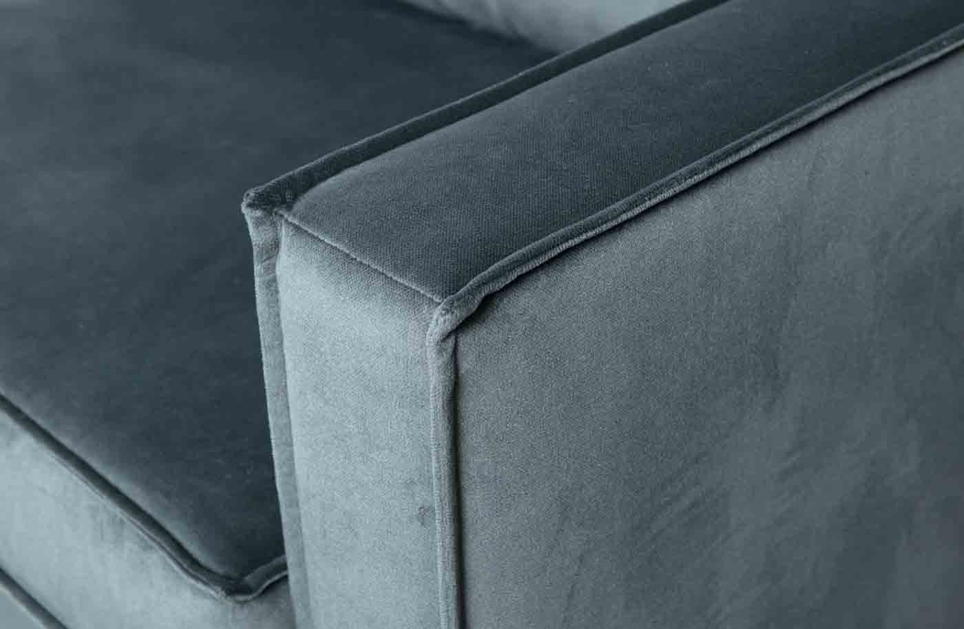 Ecksofa Rodeo Samt, links Teal