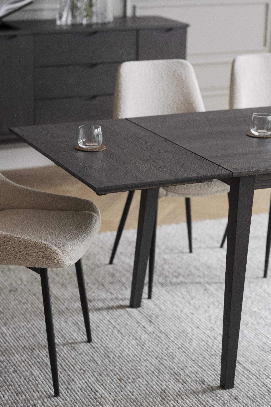 Klapptisch Filippa, 80/125x80cm, Eiche Braun