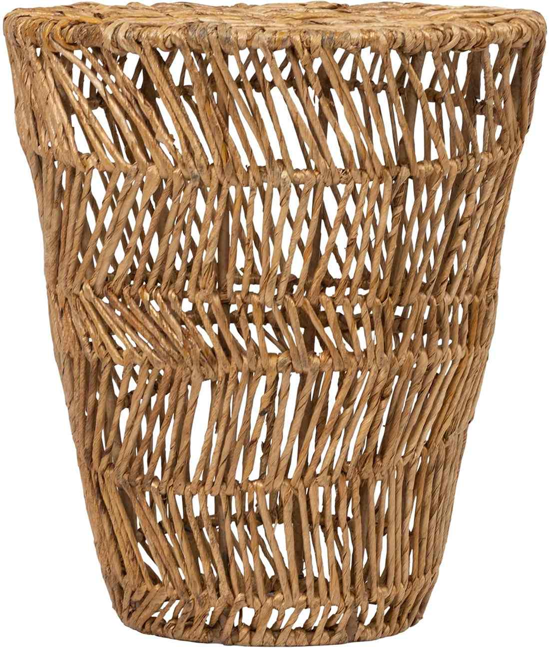 Beistelltisch Agnes aus Abaca, Ø 36 cm