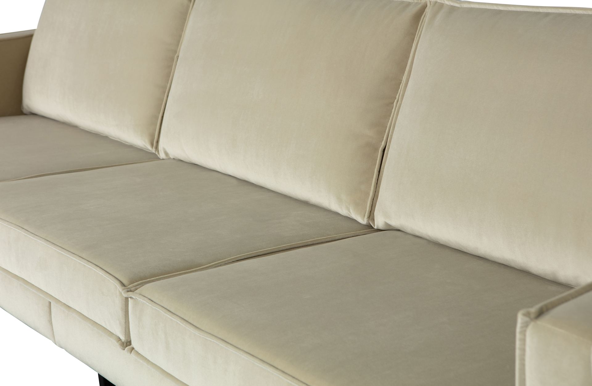 Rodeo Sofa 3-Sitzer Samt, Pistazie