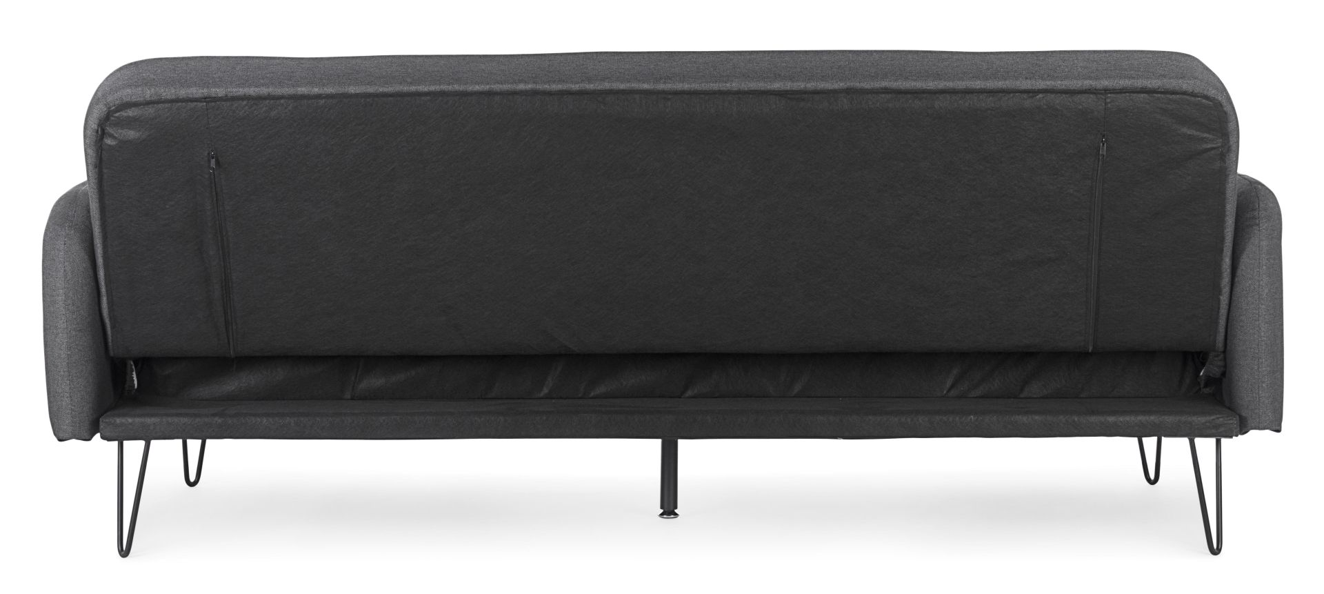 Schlafsofa Bridjet mit Stoff-Bezug, Schwarz