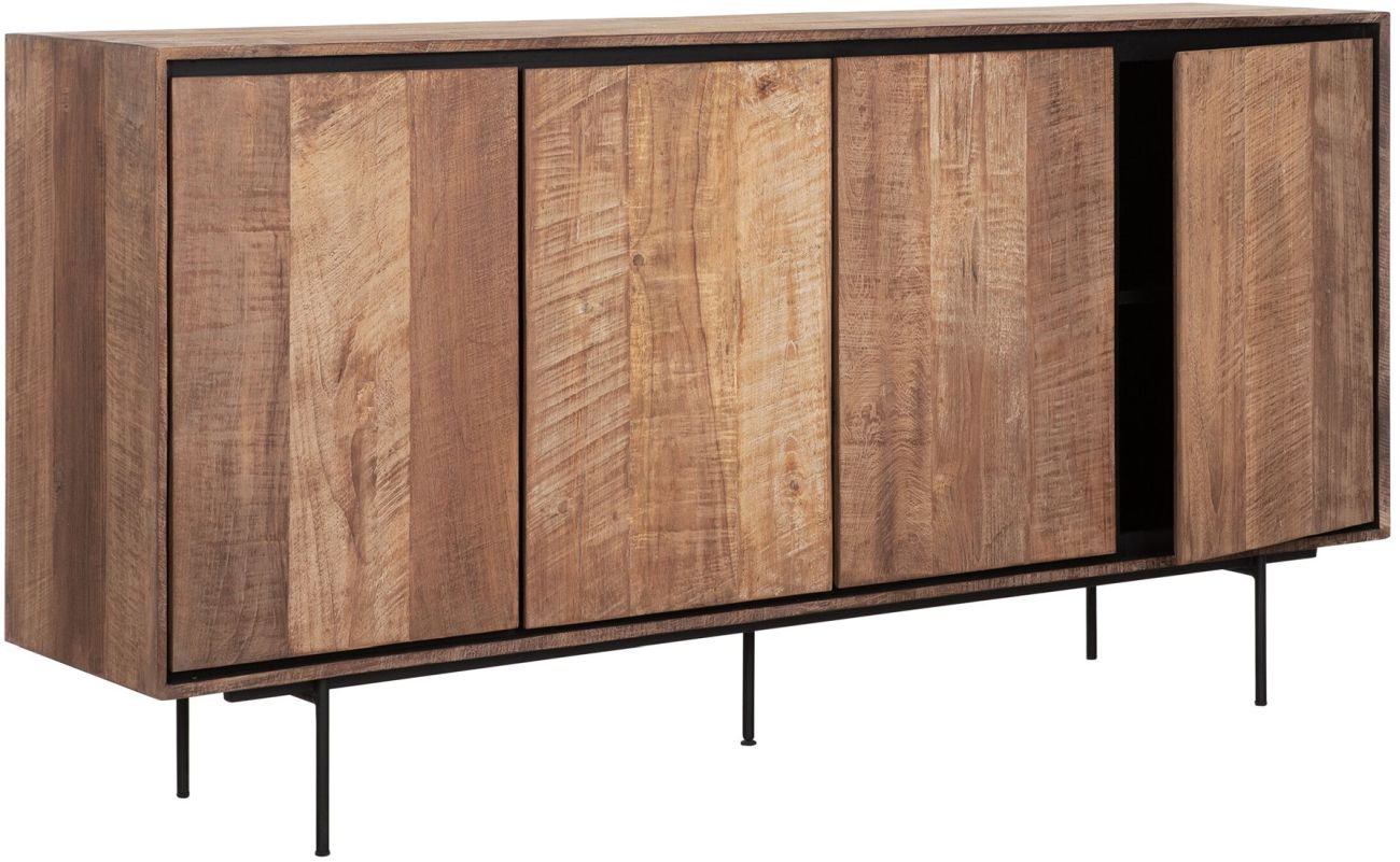 Sideboard Metropole aus recyceltem Teakholz, 180 cm