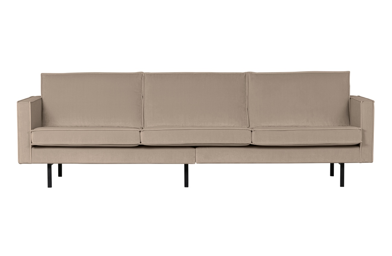 Rodeo Sofa 3-Sitzer Samt, Kaki