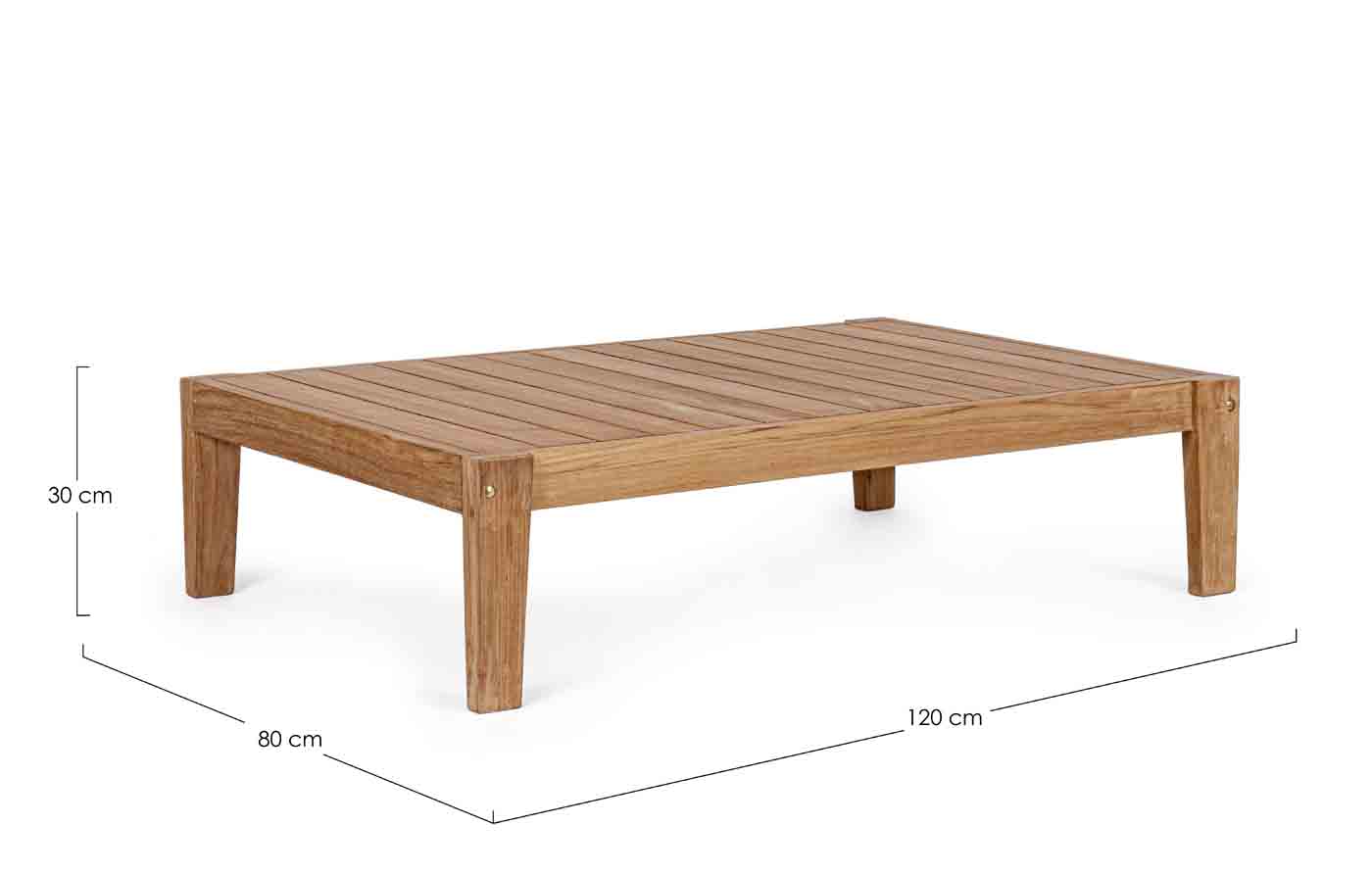 Beistelltisch Kobo aus Teakholz