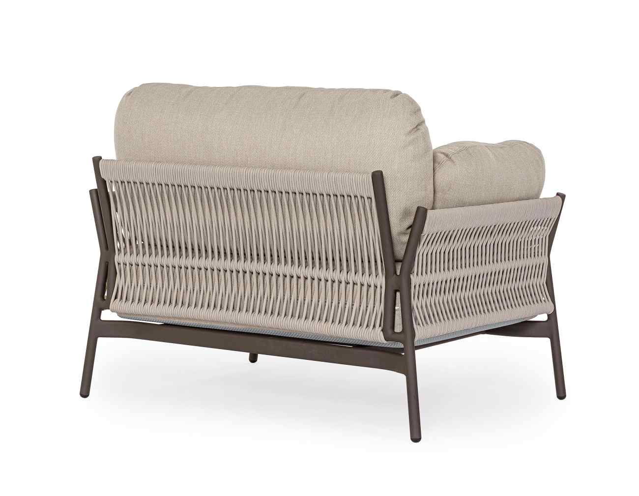 Gartensessel Pardis aus Aluminium, Raven