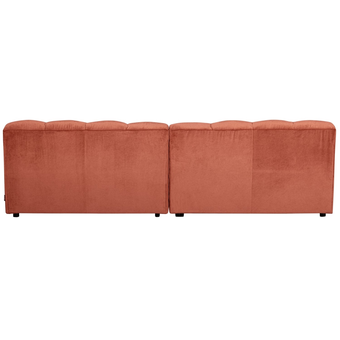 Sofa Allure aus Samt, Blush