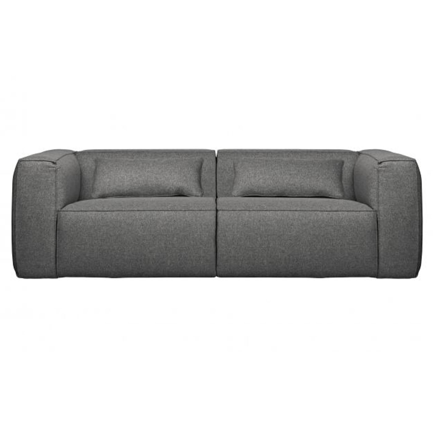 Sofa Bean Stoff, Grau